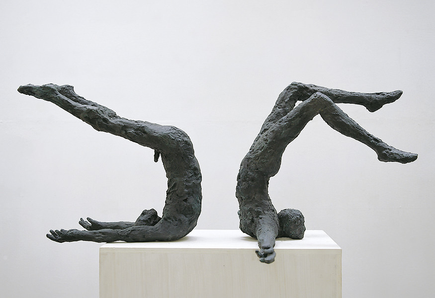 KöRPER IV, V, 1996, Bronze, 54 x 32 x 59 cm, 56 x 63 x 99 cm